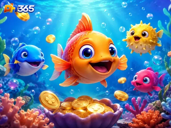 Dragon Fishing 2 arcade scene highlighting colorful sea creatures and bonus targets